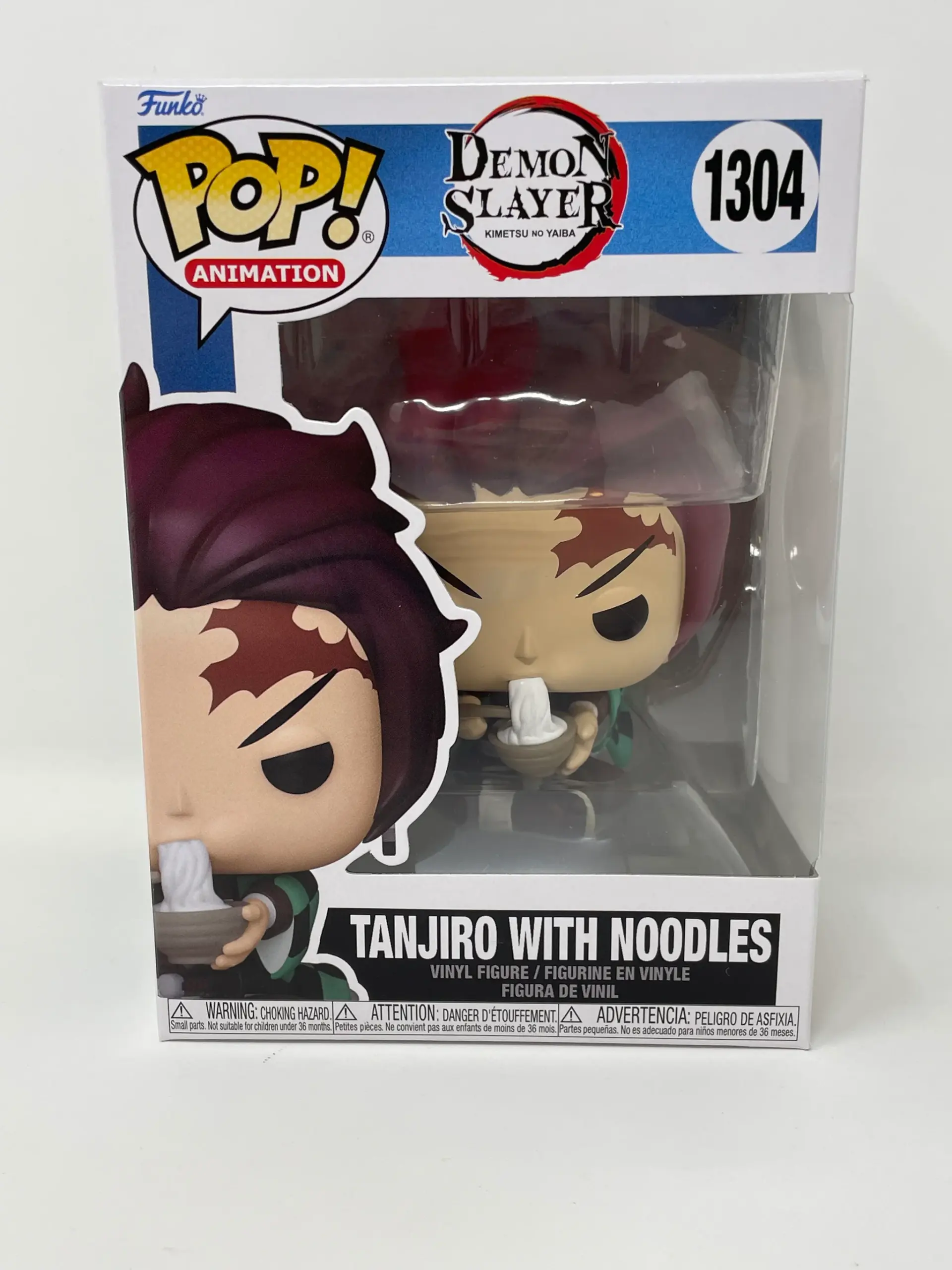 Tanjiro with Noodles #1304 (Loose) - Funko POP Animation