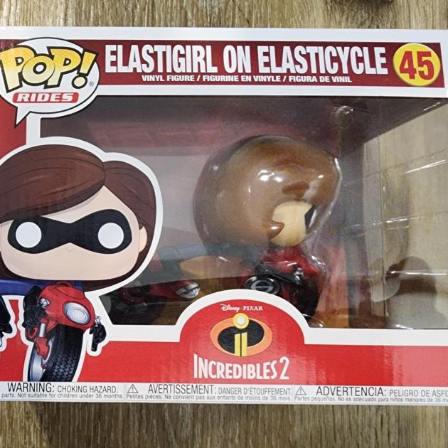 Elastigirl on Elasticycle #45 (Loose) - Funko POP Rides
