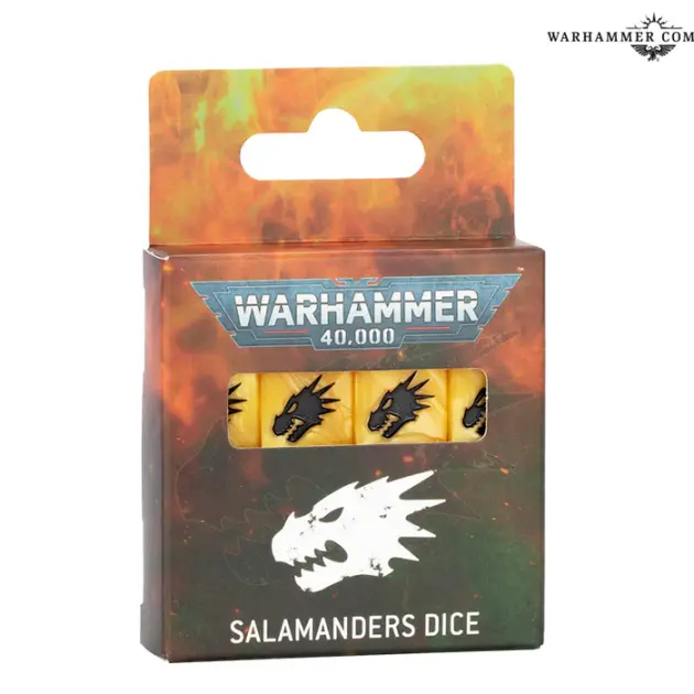 Warhammer 40000: Salamanders Dice